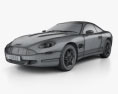 Aston Martin AM4 1997 3d model wire render