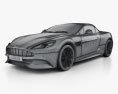 Aston Martin Vanquish Volante 2016 3Dモデル wire render
