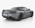Aston Martin Vanquish Volante 2016 3D 모델 