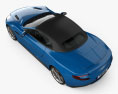 Aston Martin Vanquish Volante 2016 3D-Modell Draufsicht