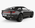 Aston Martin DBX Konzept 2015 3D-Modell Rückansicht