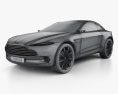 Aston Martin DBX 概念 2015 3Dモデル wire render