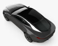 Aston Martin DBX Konzept 2015 3D-Modell Draufsicht