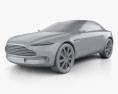 Aston Martin DBX Концепт 2015 3D модель clay render