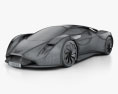 Aston Martin DP-100 Vision Gran Turismo 2014 3Dモデル wire render