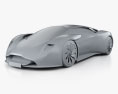 Aston Martin DP-100 Vision Gran Turismo 2014 3D-Modell clay render