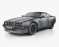 Aston Martin Virage 1995 3D модель wire render