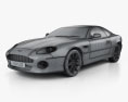 Aston Martin DB7 Vantage 2003 3d model wire render