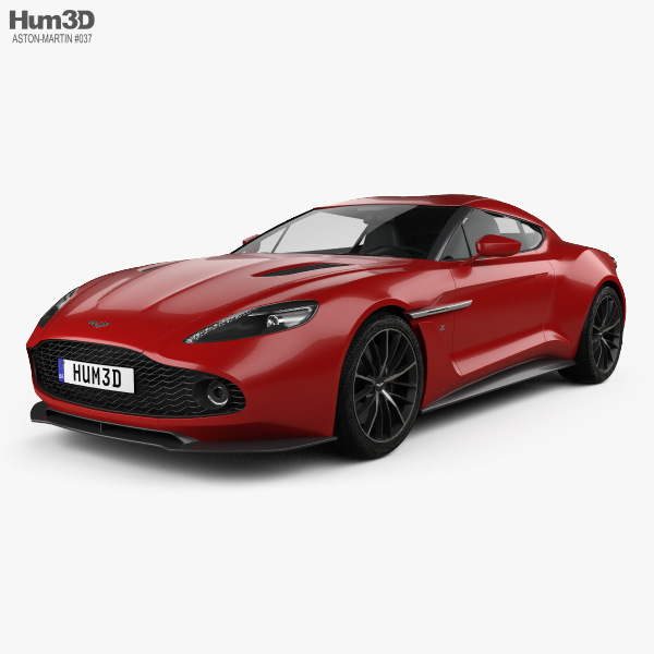 Aston Martin Vanquish Zagato 2019 3Dモデル