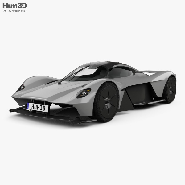 Aston Martin Valkyrie 2018 3D 모델 