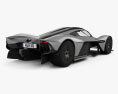 Aston Martin Valkyrie 2018 3D-Modell Rückansicht