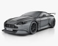 Aston Martin V12 Vantage GT3 2017 3d model wire render