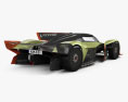 Aston Martin Valkyrie AMR Pro 2022 3D 모델  back view