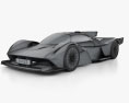 Aston Martin Valkyrie AMR Pro 2022 3D-Modell wire render