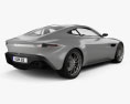 Aston Martin DB10 with HQ interior 2018 3d model back view