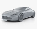 Aston Martin DB10 with HQ interior 2018 3d model clay render