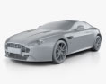 Aston Martin V8 Vantage S 2020 3d model clay render