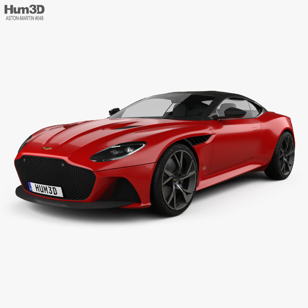 Aston Martin DBS Superleggera 2022 3D модель