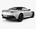 Aston Martin DBS Superleggera Volante 2022 3d model back view
