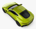 Aston Martin Vantage coupe 2021 3d model top view