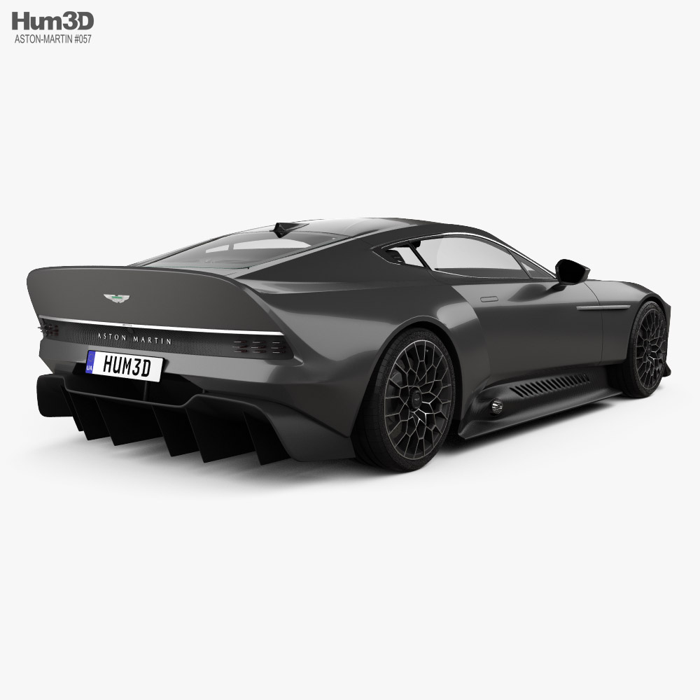 Aston Martin Victor 2022 3D-Modell Rückansicht