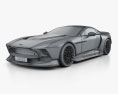 Aston Martin Victor 2022 3d model wire render