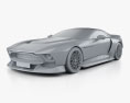 Aston Martin Victor 2022 3d model clay render
