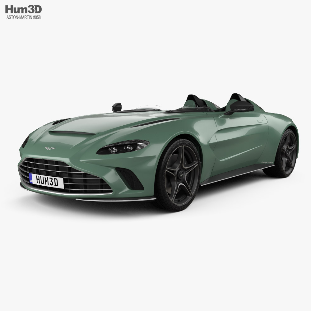 Aston Martin V12 Speedster 2022 3D model