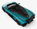 Aston Martin Valhalla 2022 3D模型 顶视图