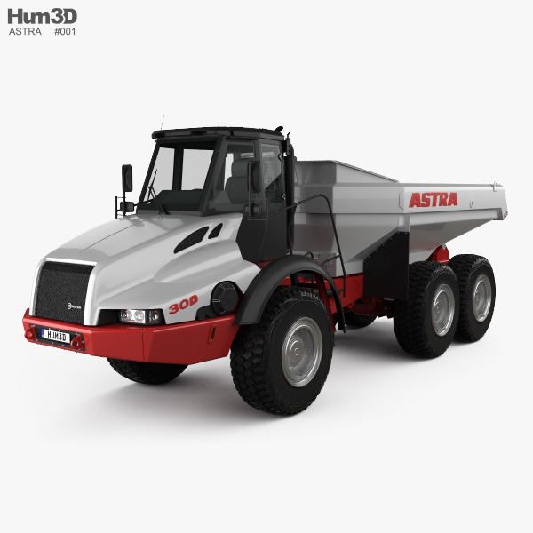 Astra ADT 30D Dump Truck 2016 3D model
