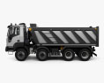 Astra HD9 (84-52) Dump Truck 4-axle 2016 3d model side view