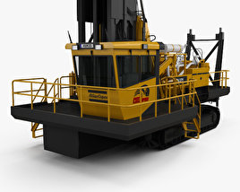 Atlas-Copco PV-271 Drill Rig 2017 3D model