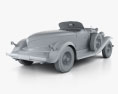 Auburn 8-98 Boattail Speedster 1931 Modello 3D
