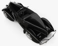Auburn 851 SC Boattail Speedster 1935 3D 모델  top view
