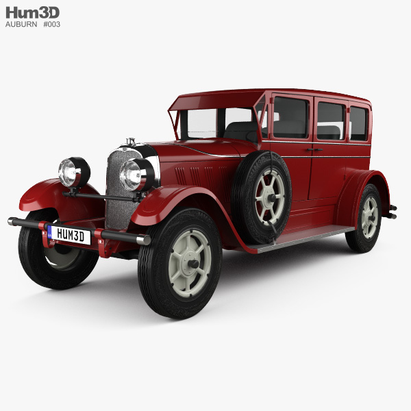 Auburn 8-88 1928 Modelo 3d