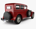Auburn 8-88 1928 3D-Modell Rückansicht