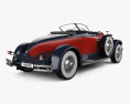 Auburn Boattail Speedster 8-115 1928 Modello 3D vista posteriore