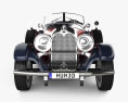 Auburn Boattail Speedster 8-115 1928 Modello 3D vista frontale