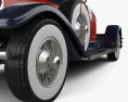 Auburn Boattail Speedster 8-115 mit Innenraum und Motor 1928 3D-Modell
