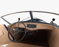 Auburn Boattail Speedster 8-115 com interior e motor 1928 Modelo 3d dashboard