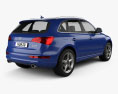 Audi Q5 2012 3d model back view