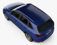Audi Q5 2012 Modello 3D vista dall'alto