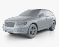 Audi Q5 2012 Modello 3D clay render