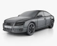 Audi A5 Sportback 2010 3d model wire render
