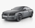 Audi A5 Coupe 2010 3d model wire render