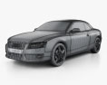 Audi A5 convertible 2012 3d model wire render