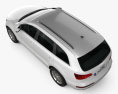 Audi Q7 2012 3d model top view