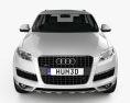 Audi Q7 2012 3d model front view