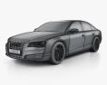 Audi A8 (D4) 2012 3D-Modell wire render