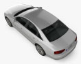 Audi A8 (D4) 2012 3D-Modell Draufsicht